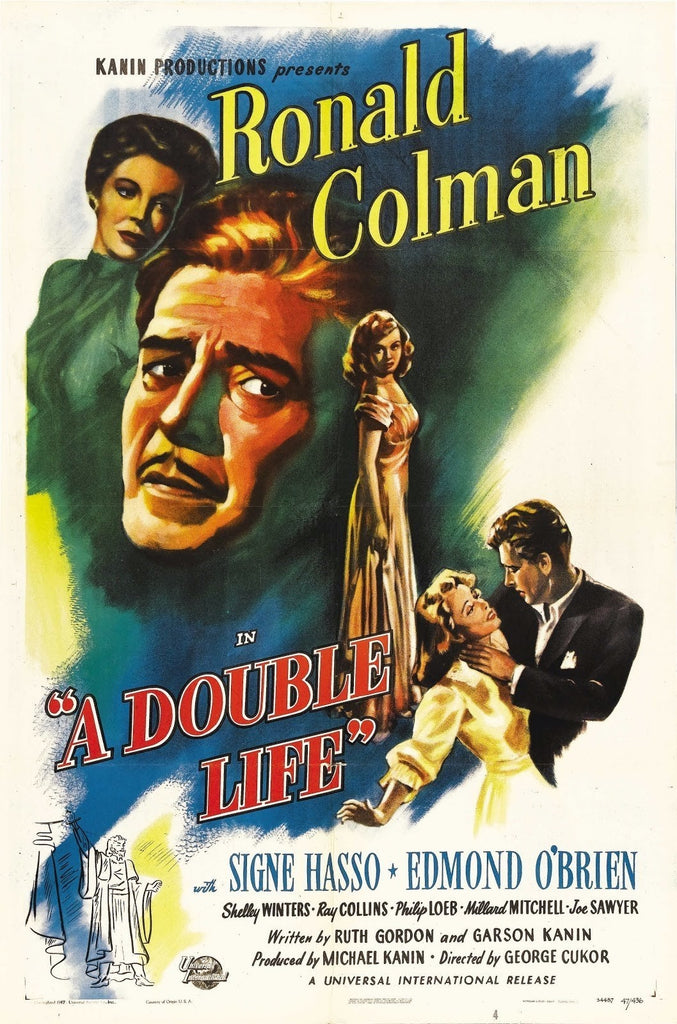 A Double Life (1947) - Ronald Colman Colorized Version