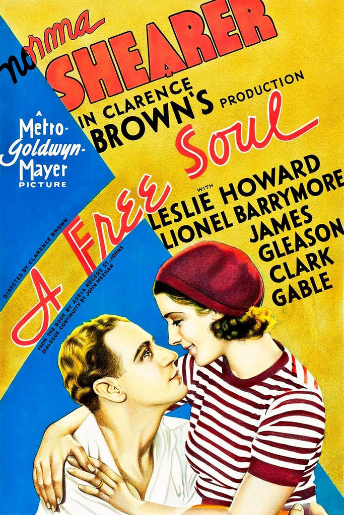 A Free Soul (1931) - Clark Gable Colorized Version DVD