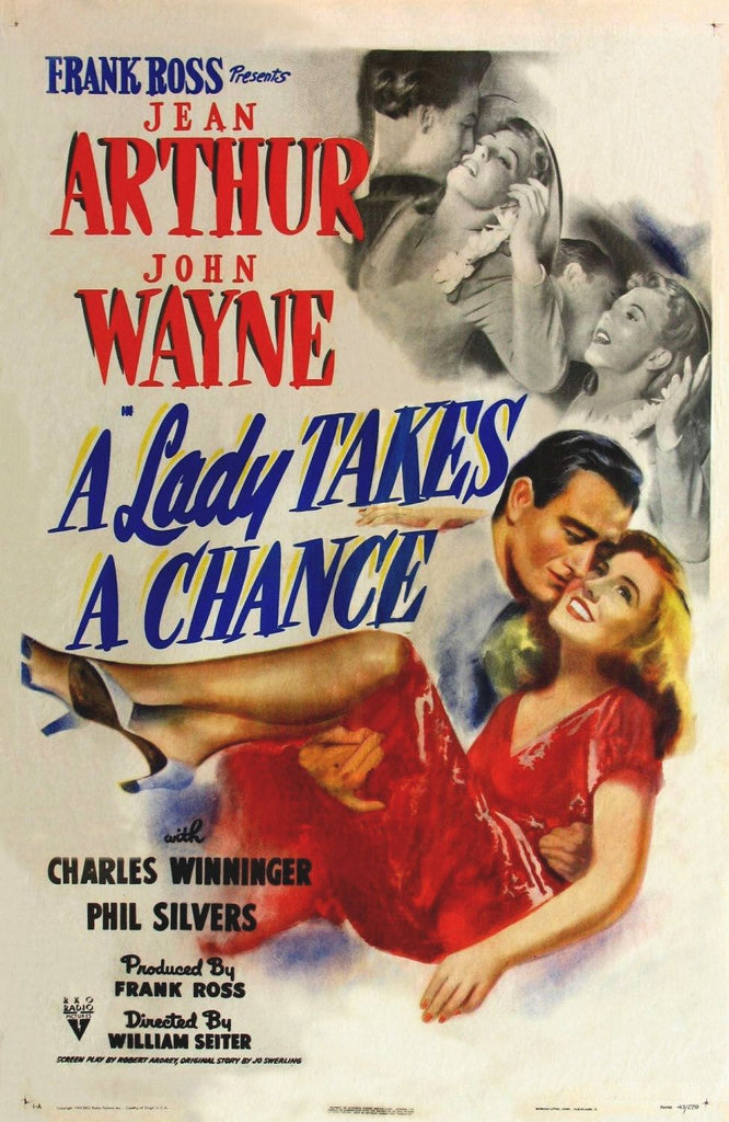A Lady Takes A Chance (1943) - John Wayne Colorized Version DVD