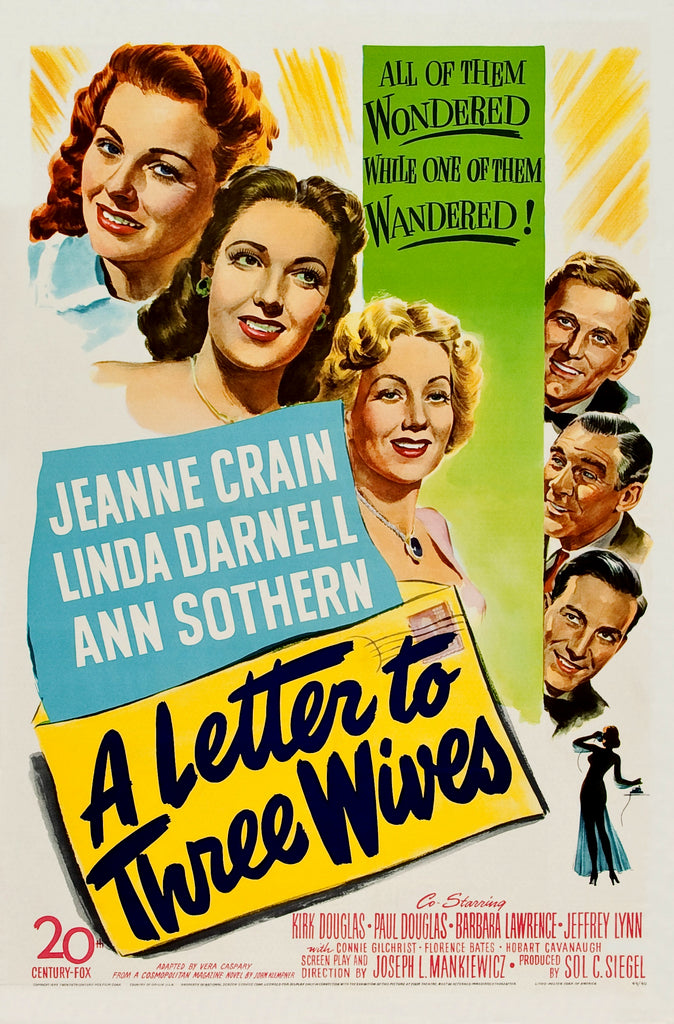 A Letter To Three Wives (1949) - Jeanne Crain Colorized Version DVD
