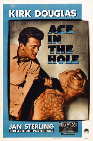 Ace In The Hole (1951) - Kirk Douglas  Colorized Version