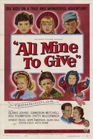 All Mine To Give (1957) - Glynis Johns  DVD