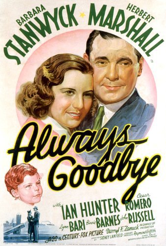 Always Goodbye (1938) - Barbara Stanwyck Colorized Version DVD