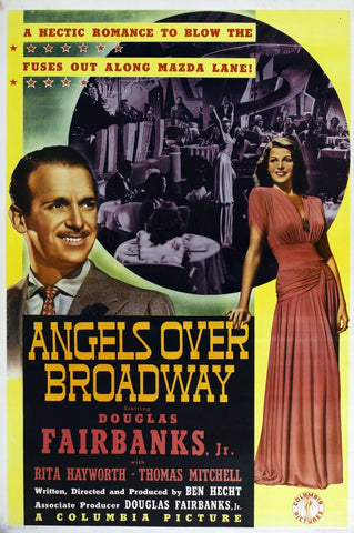 Angels Over Broadway (1940) - Douglas Fairbanks Jr.  Colorized Version