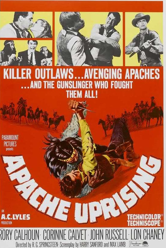Apache Uprising (1965) - Rory Calhoun DVD