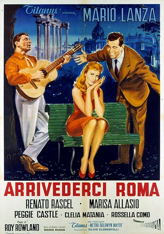 Arrivederci Roma AKA Seven Hills Of Rome (1958) - Mario Lanza DVD