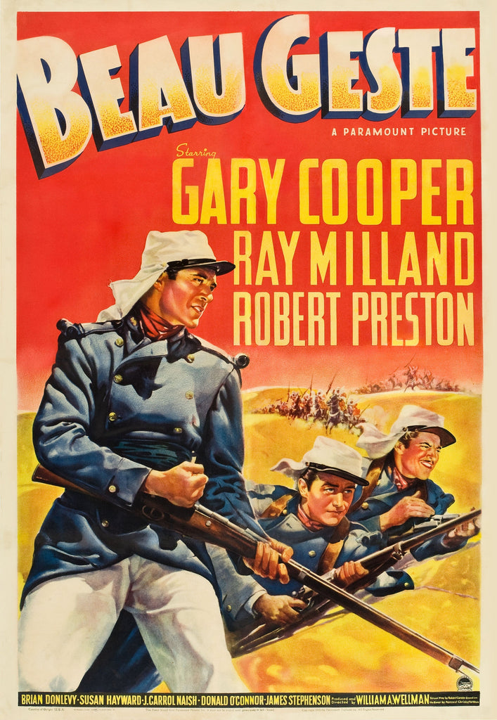Beau Geste (1939) - Gary Cooper Colorized Version