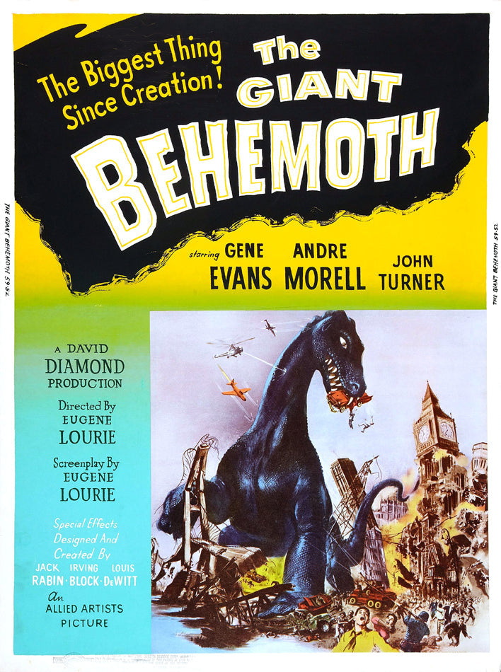 Behemoth The Sea Monster (1959) - Gene Evans Colorized Version