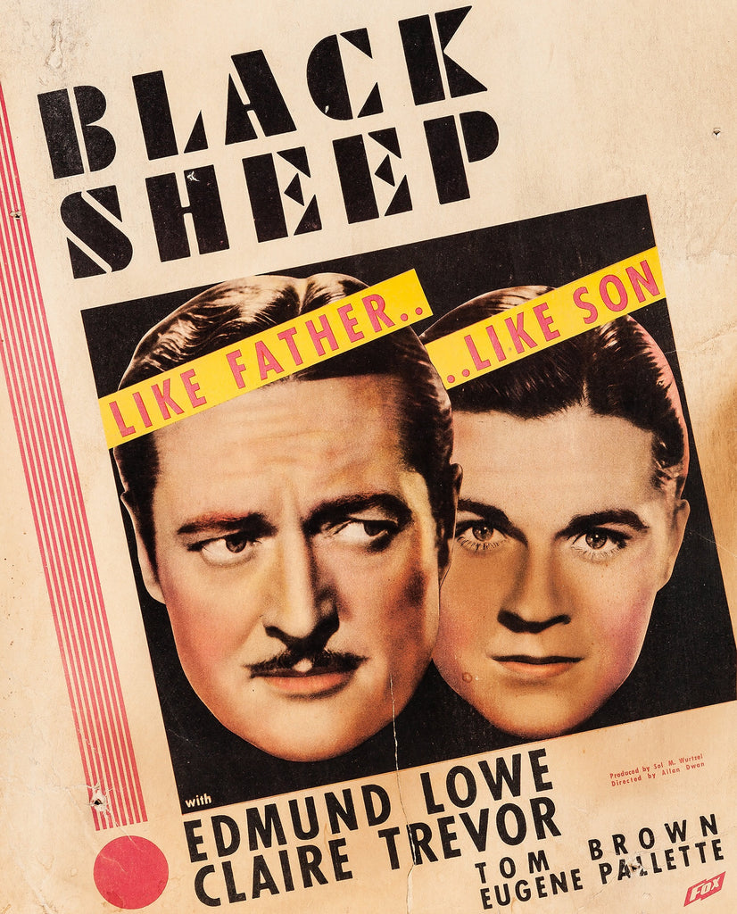 Black Sheep (1935) - Edmund Lowe Colorized Version DVD