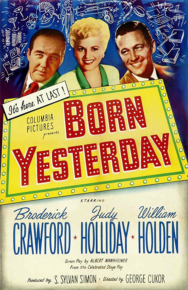 Born Yesterday (1950) - William Holden Colorized Version DVD
