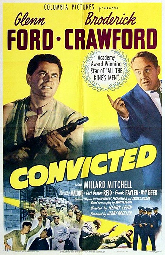 Convicted (1950) - Glenn Ford Colorized Version DVD
