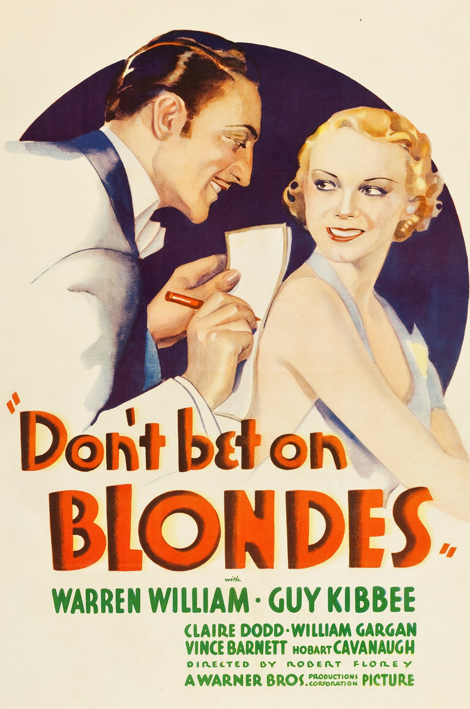 Don't Bet On Blondes (1935) - Warren William Colorized Version