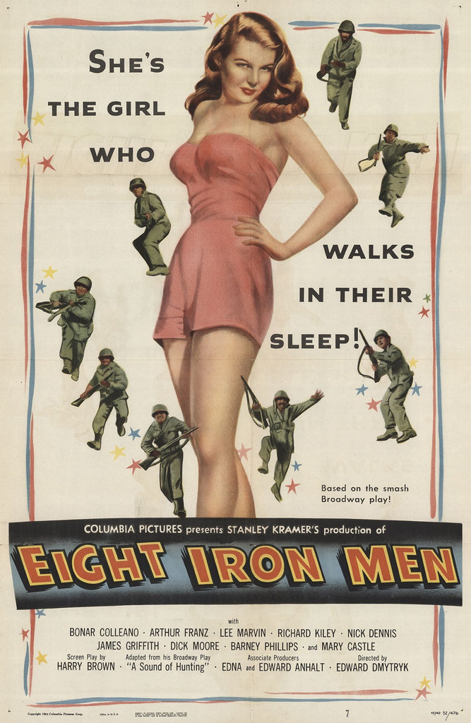 Eight Iron Men (1952) - Lee Marvin Colorized Version