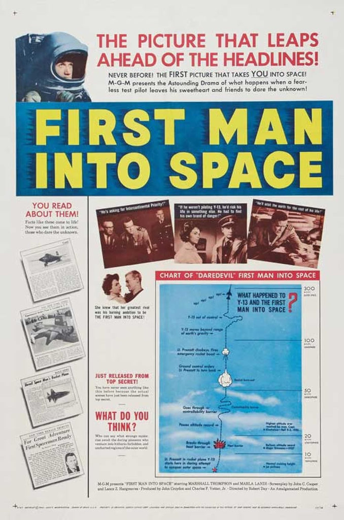 First Man Into Space (1959) - Marshall Thompson Colorized Version