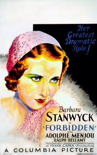 Forbidden (1932) - Barbara Stanwyck Colorized Version DVD
