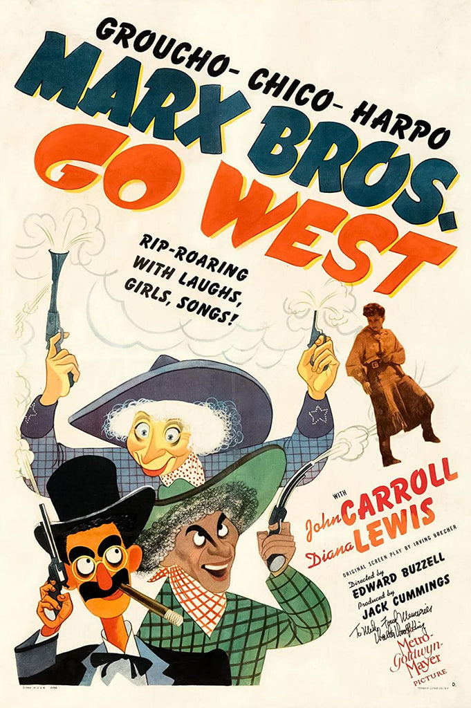 Go West (1940) - Marx Brothers Colorized Version