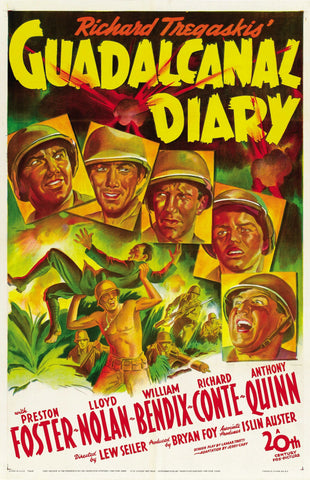 Guadalcanal Diary (1943) - Preston Foster  Colorized Version