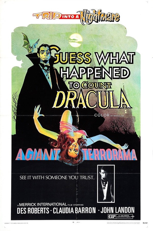 Guess What Happened to Count Dracula? (1971) - Des Roberts DVD