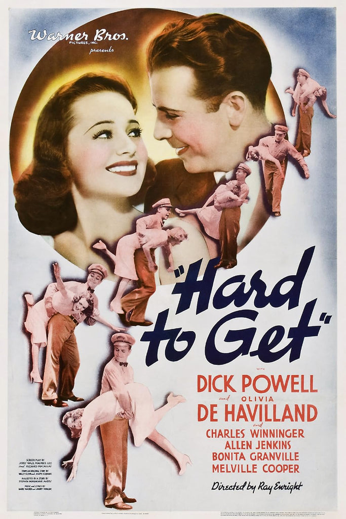 Hard To Get (1938) - Dick Powell Colorized Version