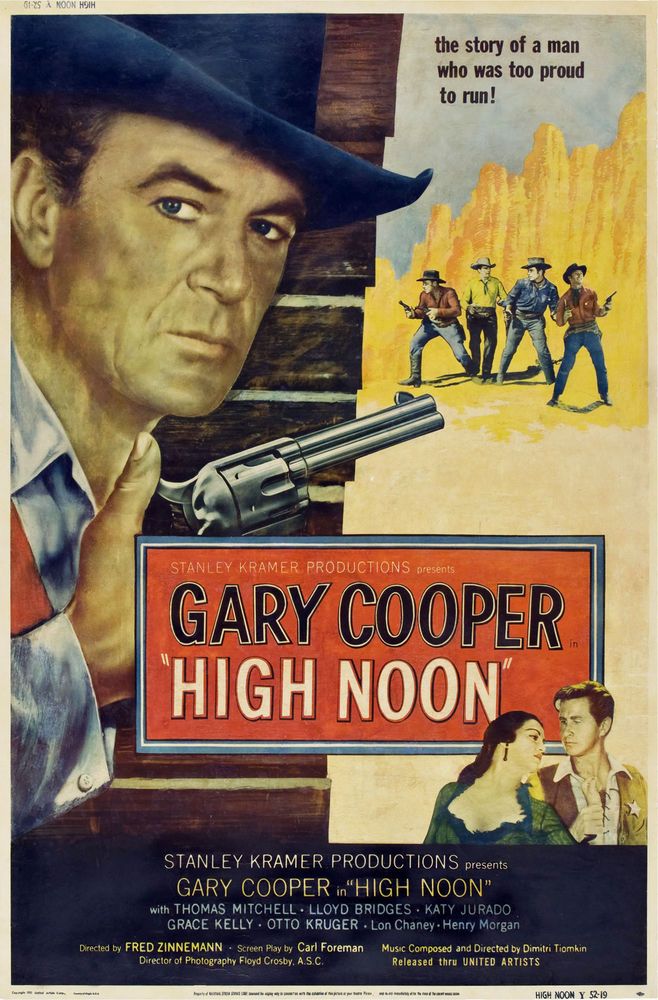 High Noon (1952) - Gary Cooper Colorized Version