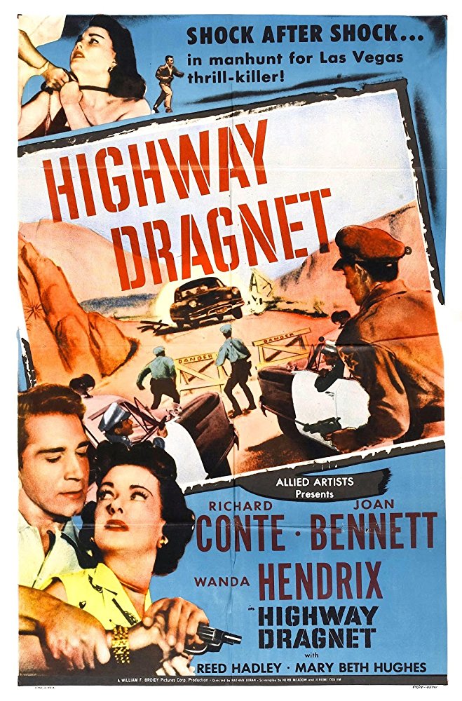 Highway Dragnet (1954) - Joan Bennett Colorized Version DVD