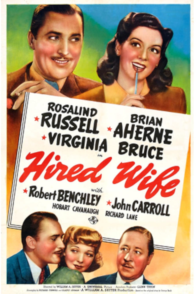 Hired Wife (1940) - Rosalind Russell Colorized Version DVD