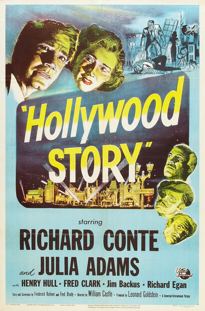 Hollywood Story (1951) - Richard Conte Colorized Version DVD