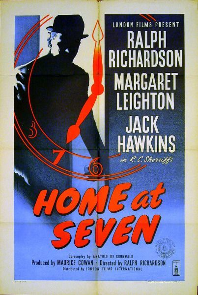 Home At Seven (1952) - Ralph Richardson Colorized Version DVD