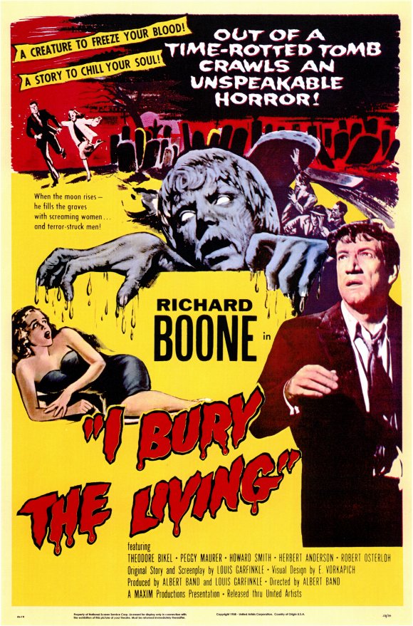 I Bury The Living (1958) - Richard Boone Colorized Version DVD