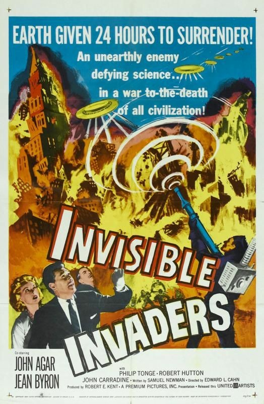 Invisible Invaders (1959) - John Agar Colorized Version DVD