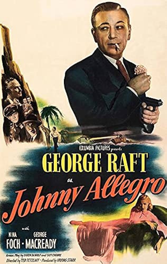 Johnny Allegro (1949) - George Raft Colorized Version
