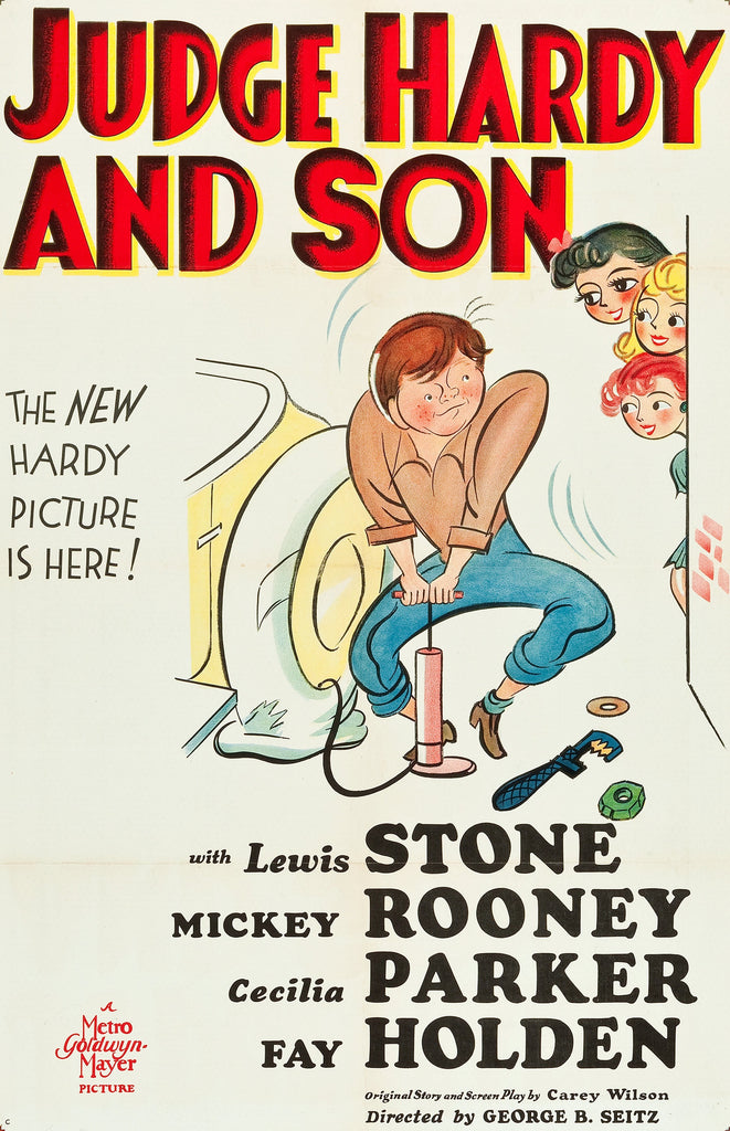 Judge Hardy And Son (1939) - Mickey Rooney Colorized Version
