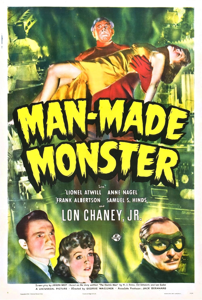 Man Made Monster (1941) - Lon Chaney Jr. Colorized Version