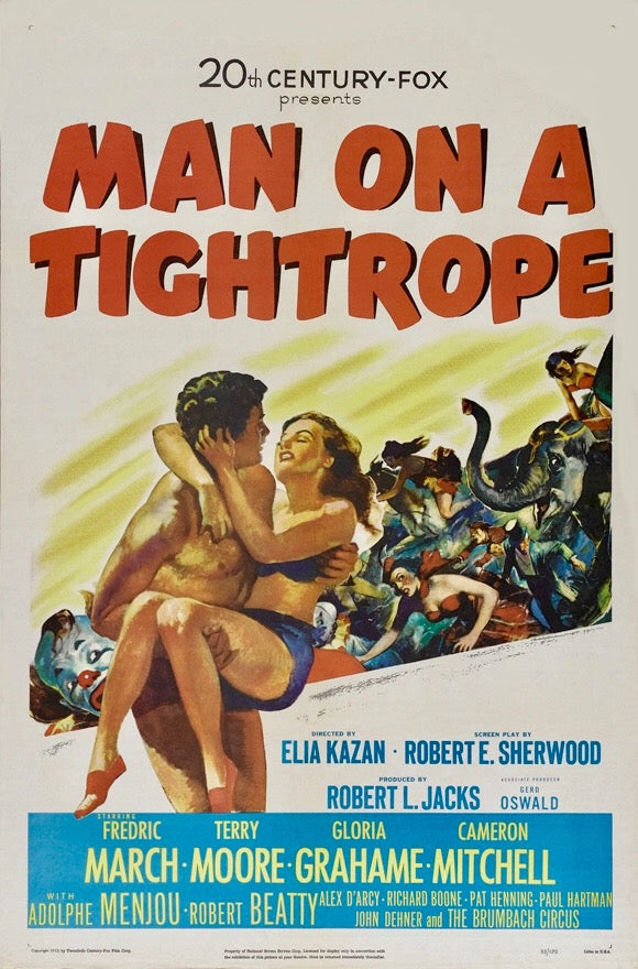 Man On A Tightrope (1953) - Fredric March Colorized Version