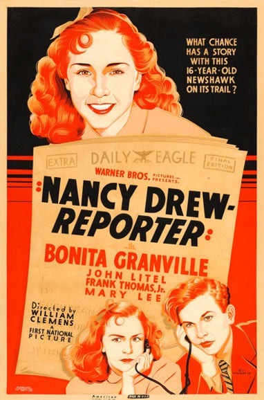 Nancy Drew...Reporter (1939) - Bonita Granville Colorized Version