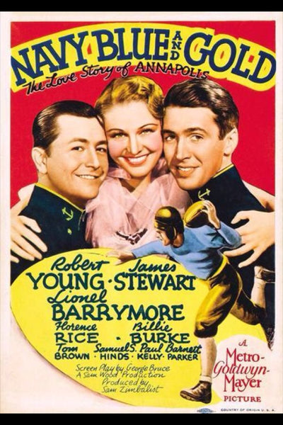Navy Blue And Gold (1937) - James Stewart Colorized Version DVD