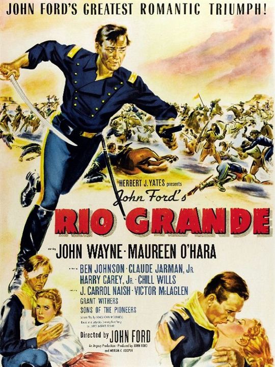 Rio Grande (1950) - John Wayne Colorized Version
