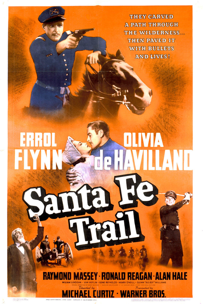 Santa Fe Trail (1940) - Errol Flynn Colorized Version
