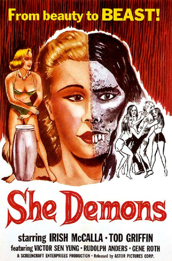 She Demons (1958) - Tod Griffin Colorized Version DVD