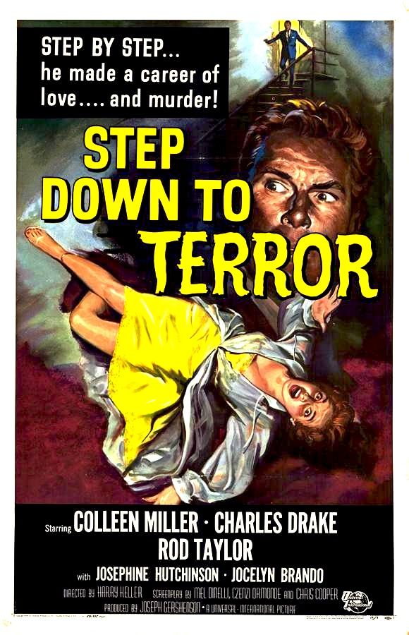 Step Down To Terror (1958) - Rod Taylor Colorized Version