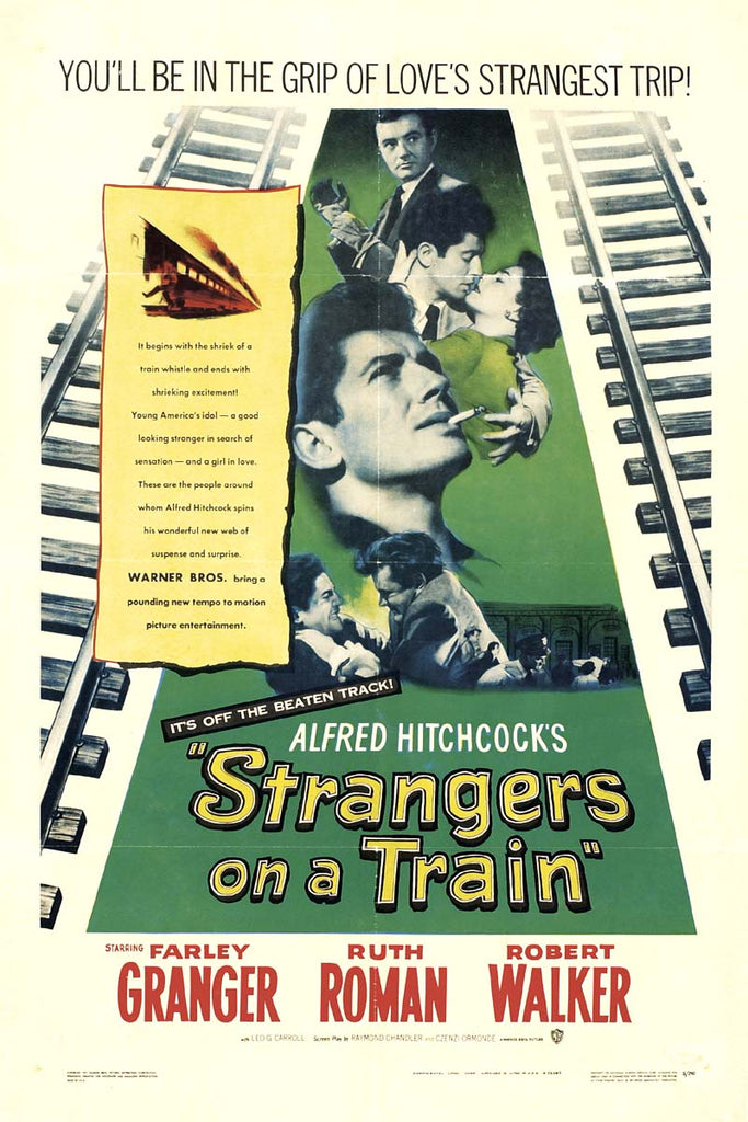 Strangers On A Train (1951) - Farley Granger Colorized Version