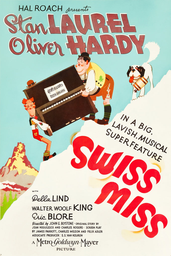 Swiss Miss (1938) - Laurel & Hardy Colorized Version
