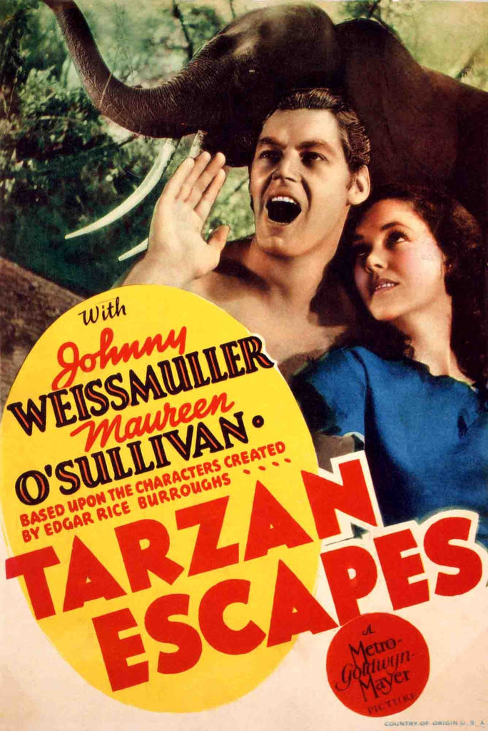 Tarzan Escapes (1936) - Johnny Weissmuller Colorized Version DVD