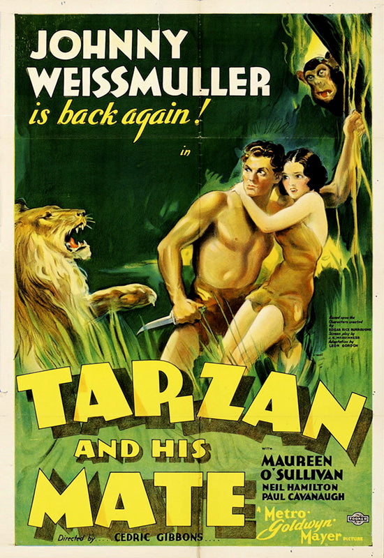 Tarzan And His Mate (1934) - Johnny Weissmuller Colorized Version DVD