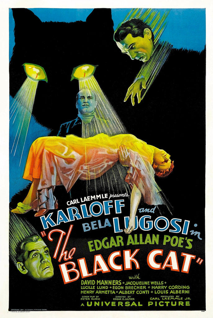 The Black Cat (1934) - Boris Karloff Colorized Version