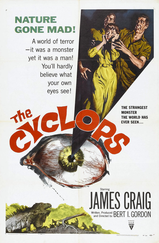 The Cyclops (1957) - Lon Chaney Jr. Colorized Version DVD