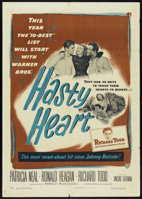 The Hasty Heart (1949) - Ronald Reagan Colorized Version