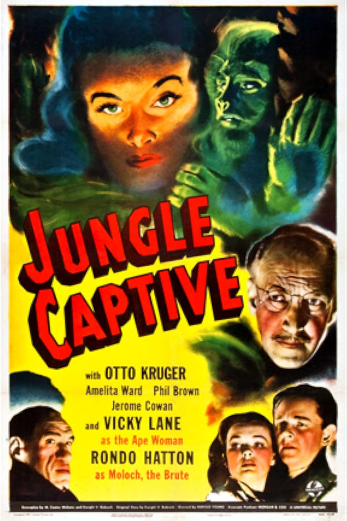 The Jungle Captive (1945) - Otto Kruger Colorized Version