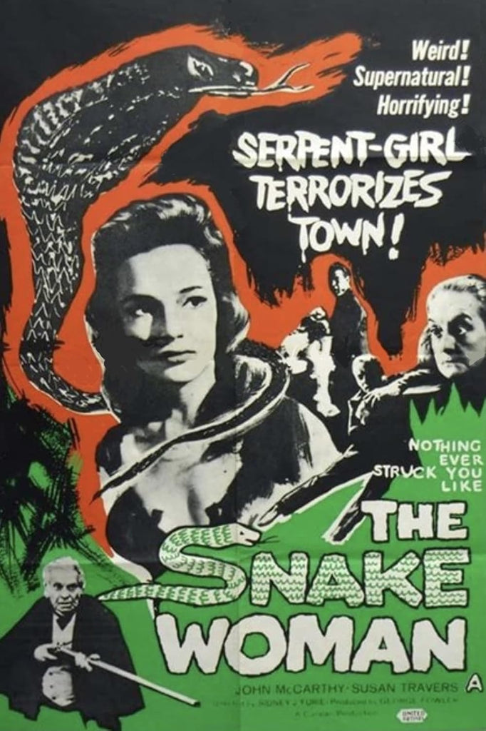 The Snake Woman (1961) - John McCarthy Colorized Version DVD