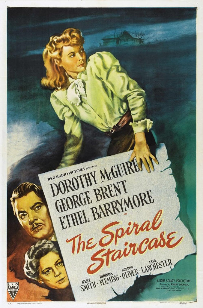 The Spiral Staircase (1946) - Dorothy McGuire Colorized Version DVD